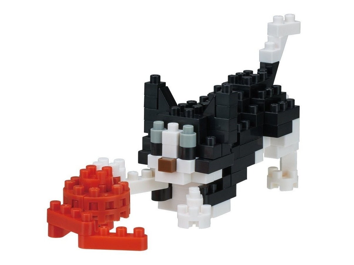 Nanoblock Animals in Action - Playing Cat