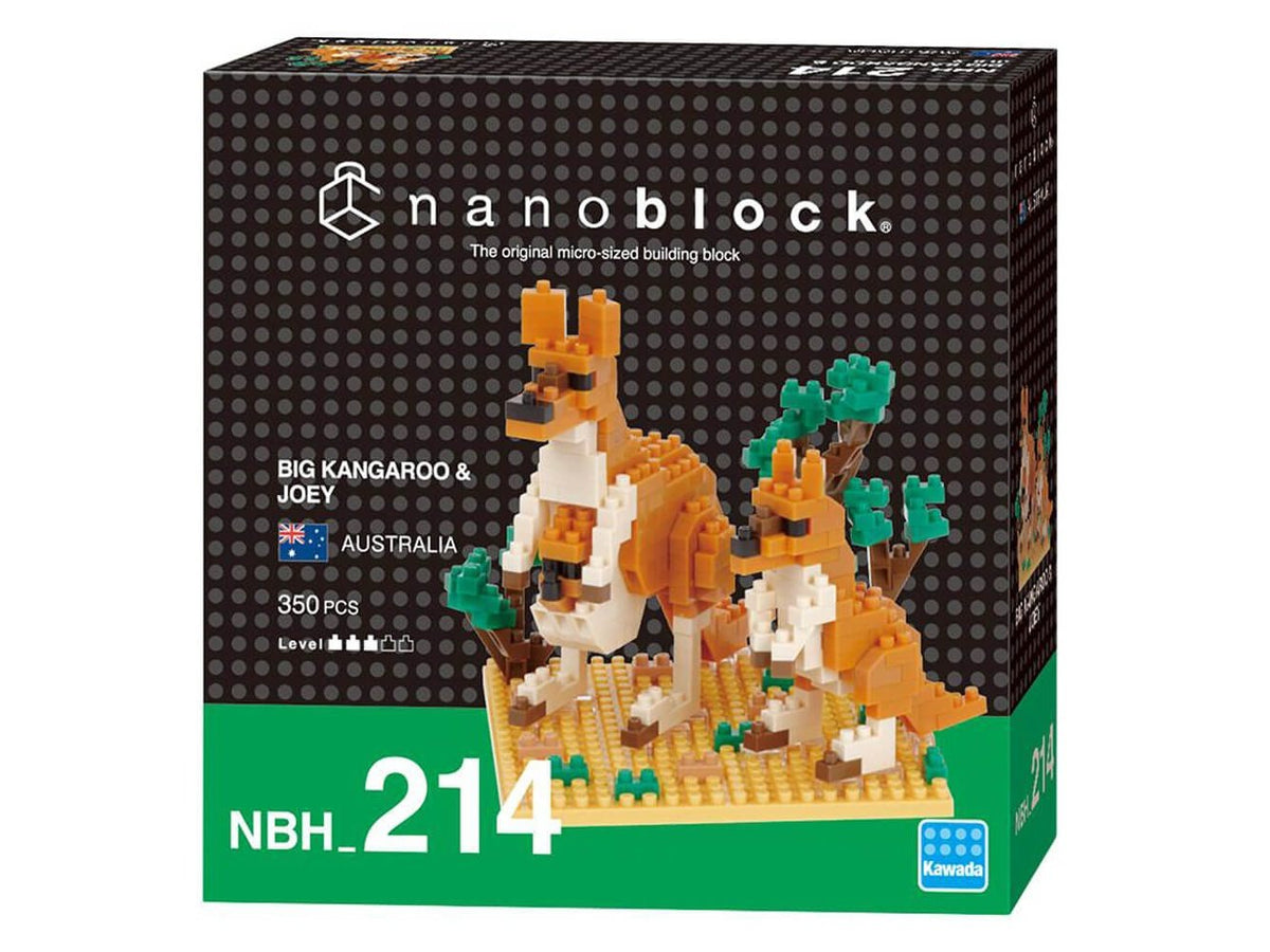 Nanoblock Big Kangaroo &amp; Joey