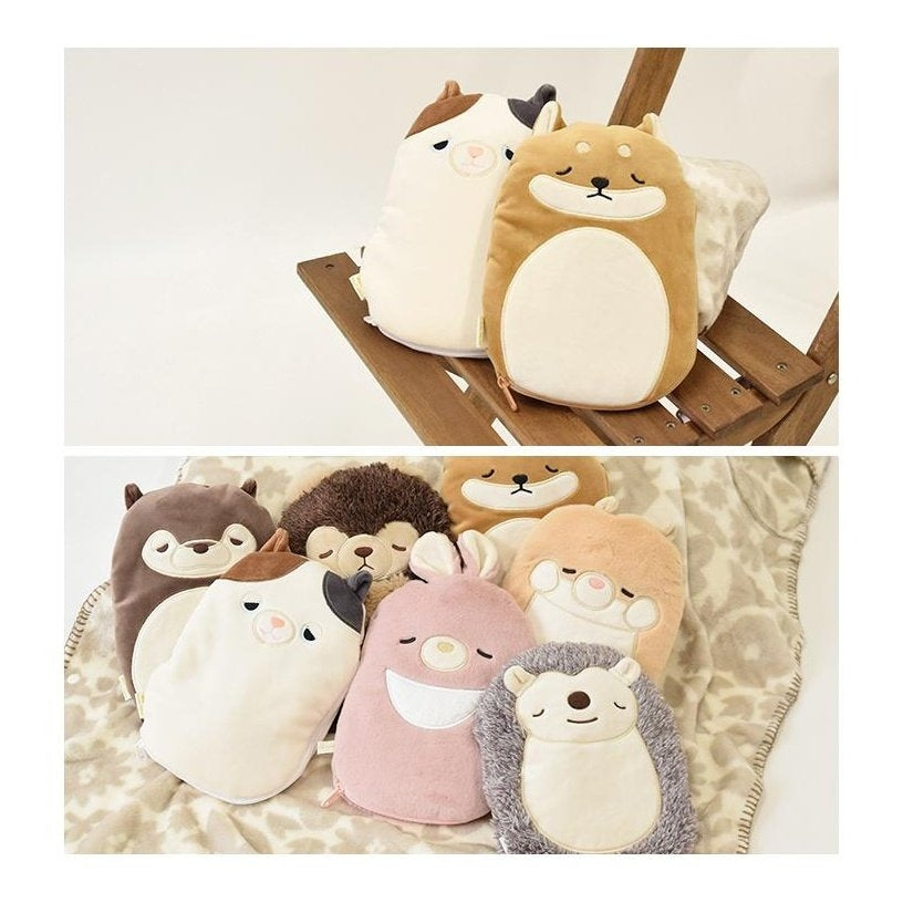 Nemunemu Polyester Cover Yutanpo Hot-Water Bottle