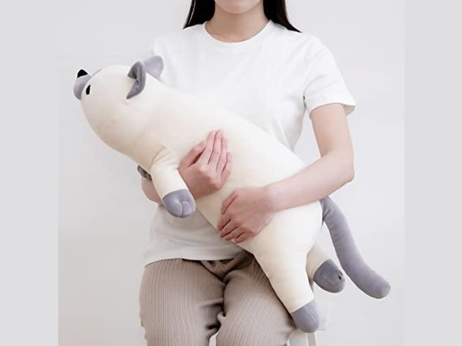 Nemunemu Premium Hug Pillow Siamese Cat Leo