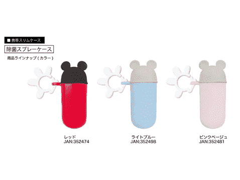 Nishiki Portable Mickey Mouse Slim Case