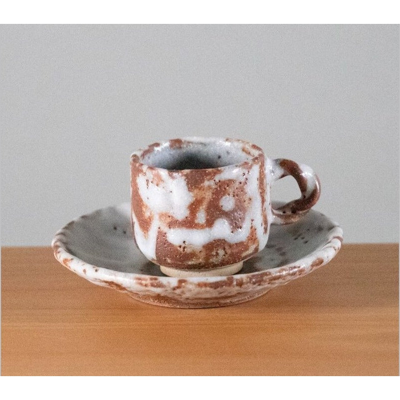 Oujigama Shino Mug and Saucer