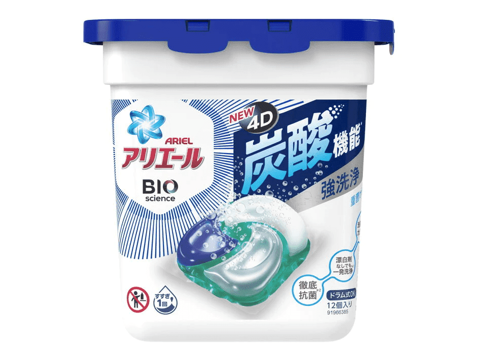 P&amp;G Ariel Bio Science Laundry Detergent Power Ball 4D 12Pcs