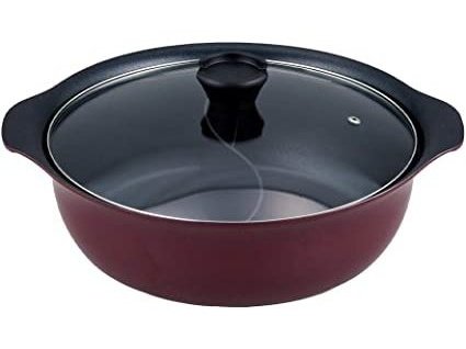 Pearl Life Stay Dream Two-Sided Hot Pot with Glass Lid 28cm