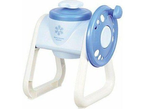 Vintage The Pampered Chef Ice Shaver Powder Blue/White
