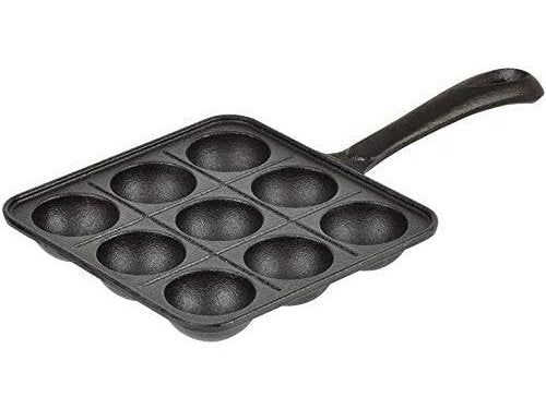 Pearl Life Sprout Cast Iron Takoyaki Plate Holes