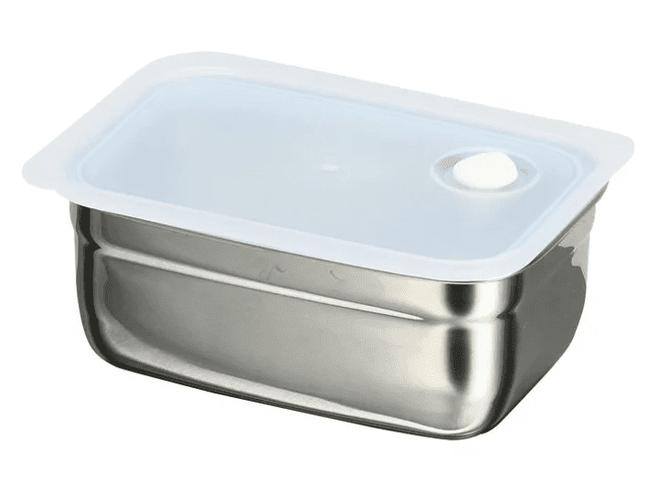 Pearl Life Stainless Steel Container With Lid 1.0L