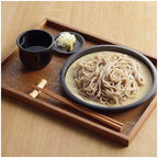 Pearl Life Round Soba Noodle Plate with drainboard