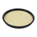 Pearl Life Round Soba Noodle Plate with drainboard