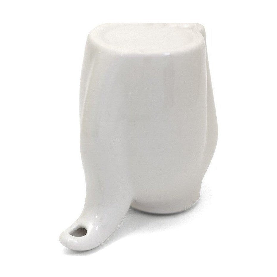 Porcelain Cat Soy Sauce Bottle White