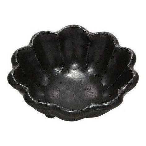 Rinka Black Chrysanthemum Bowl