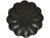 Rinka Black Chrysanthemum Plate