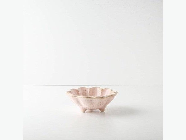 Rinka Pink Porcelain Chrysanthemum Bowl