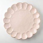 Rinka Pink Porcelain Chrysanthemum Plate