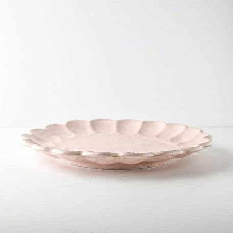 Rinka Pink Porcelain Chrysanthemum Plate