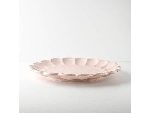 Rinka Pink Porcelain Chrysanthemum Plate