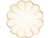 Rinka Porcelain Chrysanthemum Plate Size