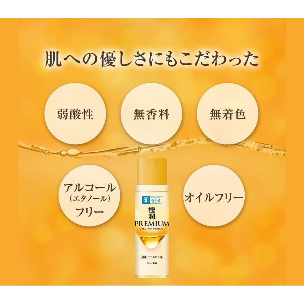 Rohto Hada Labo Gokujyun Premium Hyaluronic Acid Lotion - 170ml