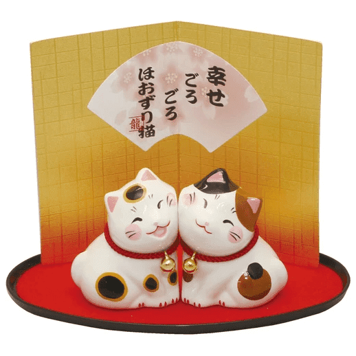 Ryukodo Cheeky Cat Pair