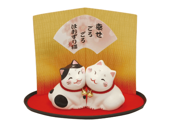 Ryukodo Cheeky Cat Pair