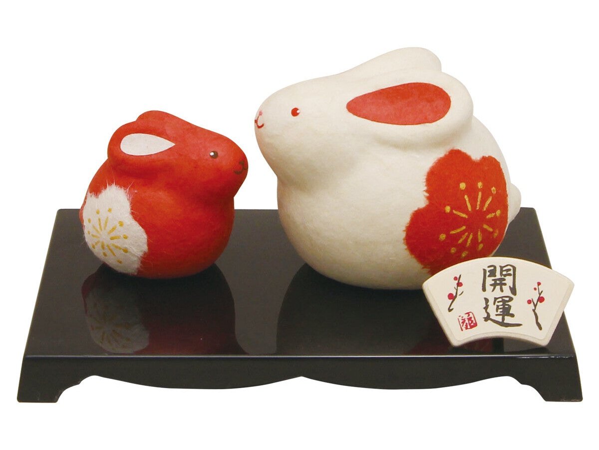 Ryukodo Chigiri Red White Rabbit