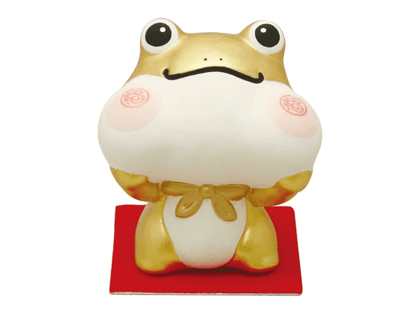 Ryukodo Chubby Cheeks Gold Frog