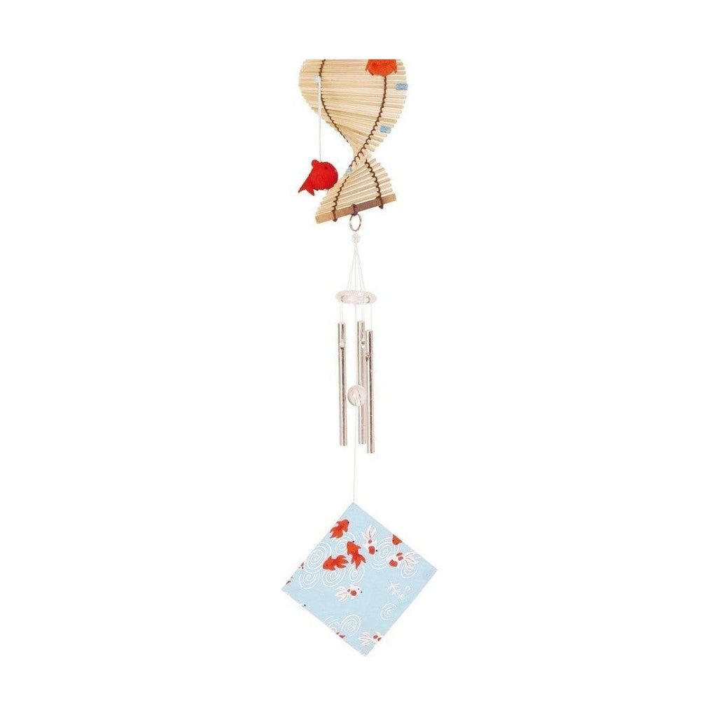 Ryukodo Gold Fish Bamboo Swirl Wind Chime