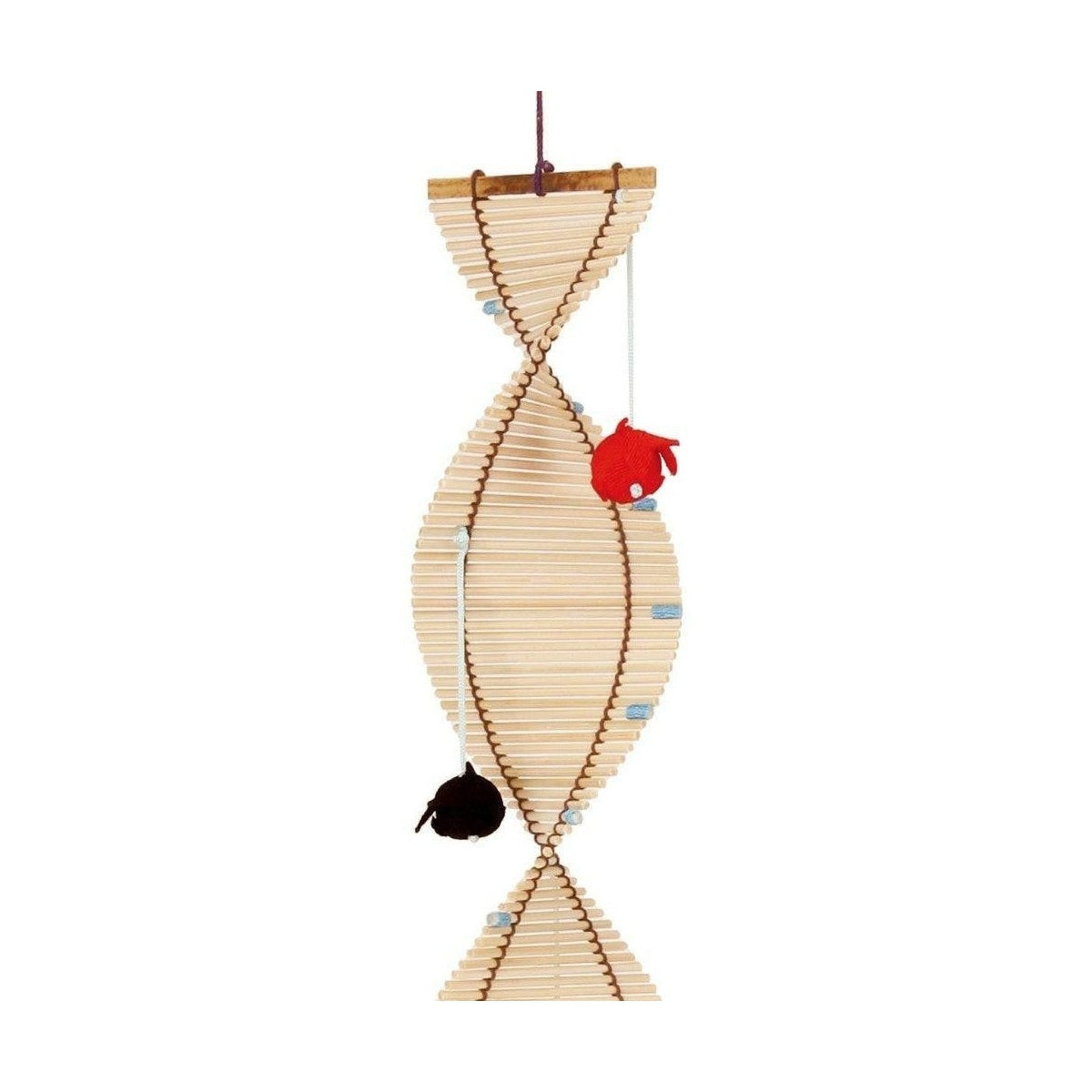 Ryukodo Gold Fish Bamboo Swirl Wind Chime