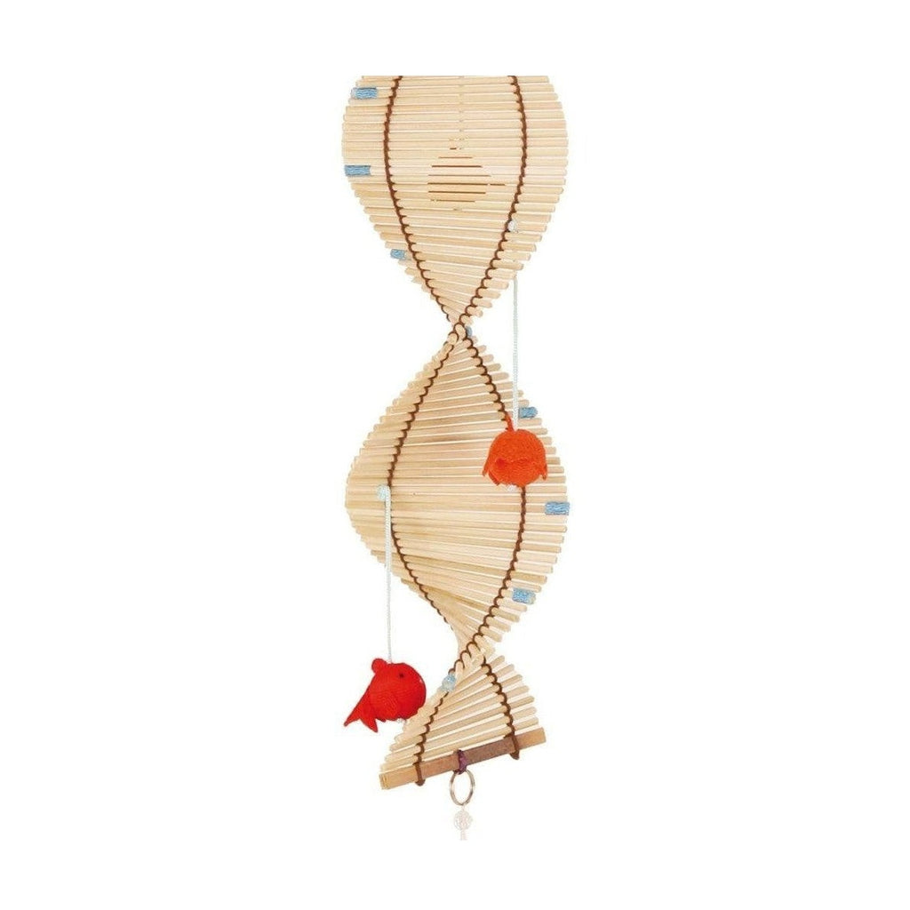 Ryukodo Gold Fish Bamboo Swirl Wind Chime