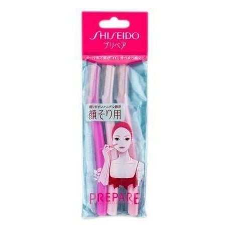 SHISEIDO Prepare Eyebrow Safety Razor Large - 3 Pack