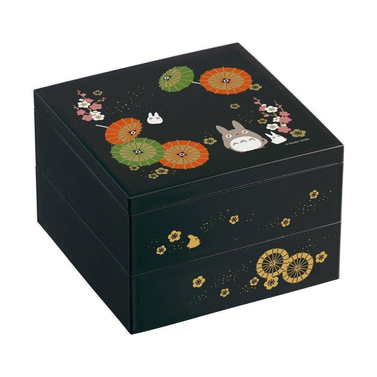 SKATER Totoro Two-Tier Lacquer Bento Box | Made in Japan – MINIMARU