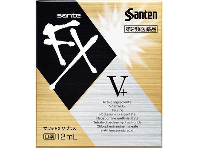 Santen FX V-plus Eye Drops - 12ml