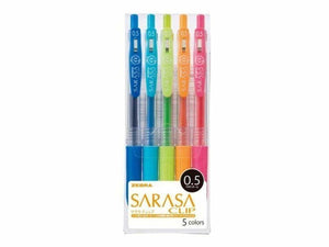 Sarasa Clip mm Gel Ballpoint Pen color set