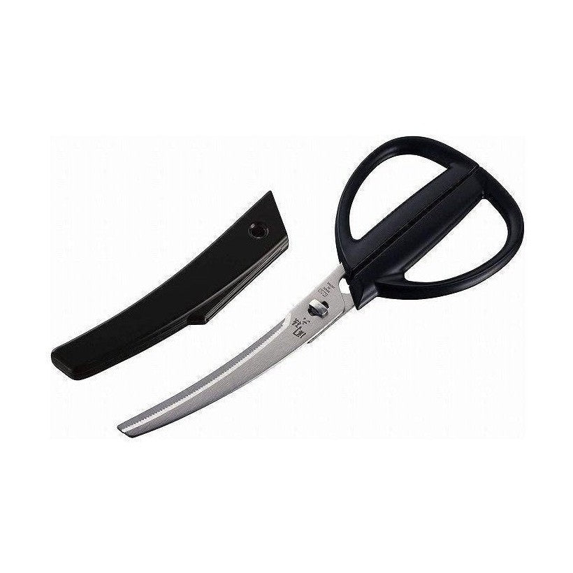 Seki Magoroku Compact Curved Kitchen Scissors