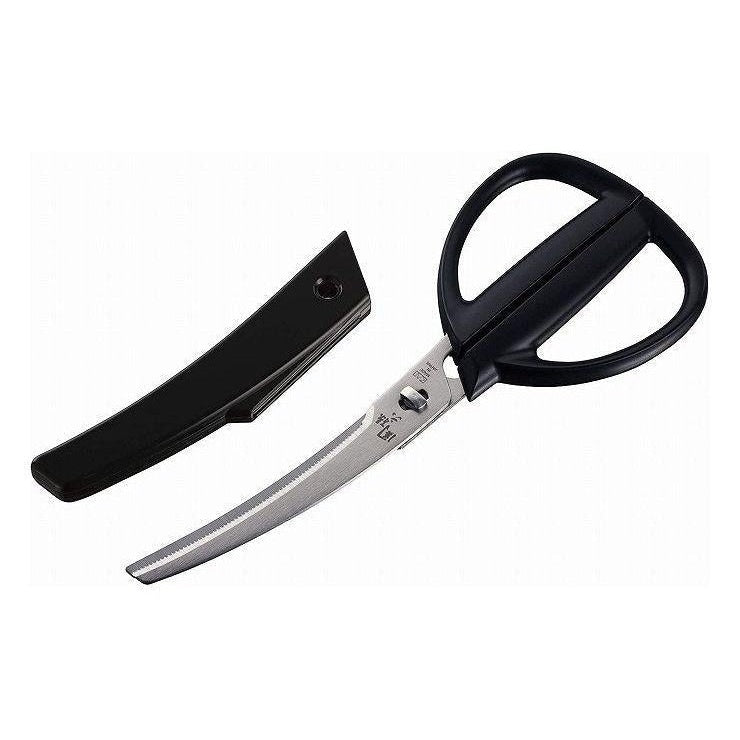 Seki Magoroku Compact Curved Kitchen Scissors