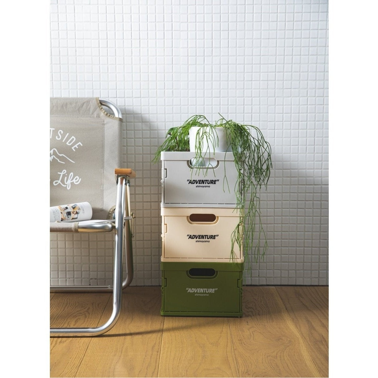 Shimoyama ADV Foldable Storage Crate 12L