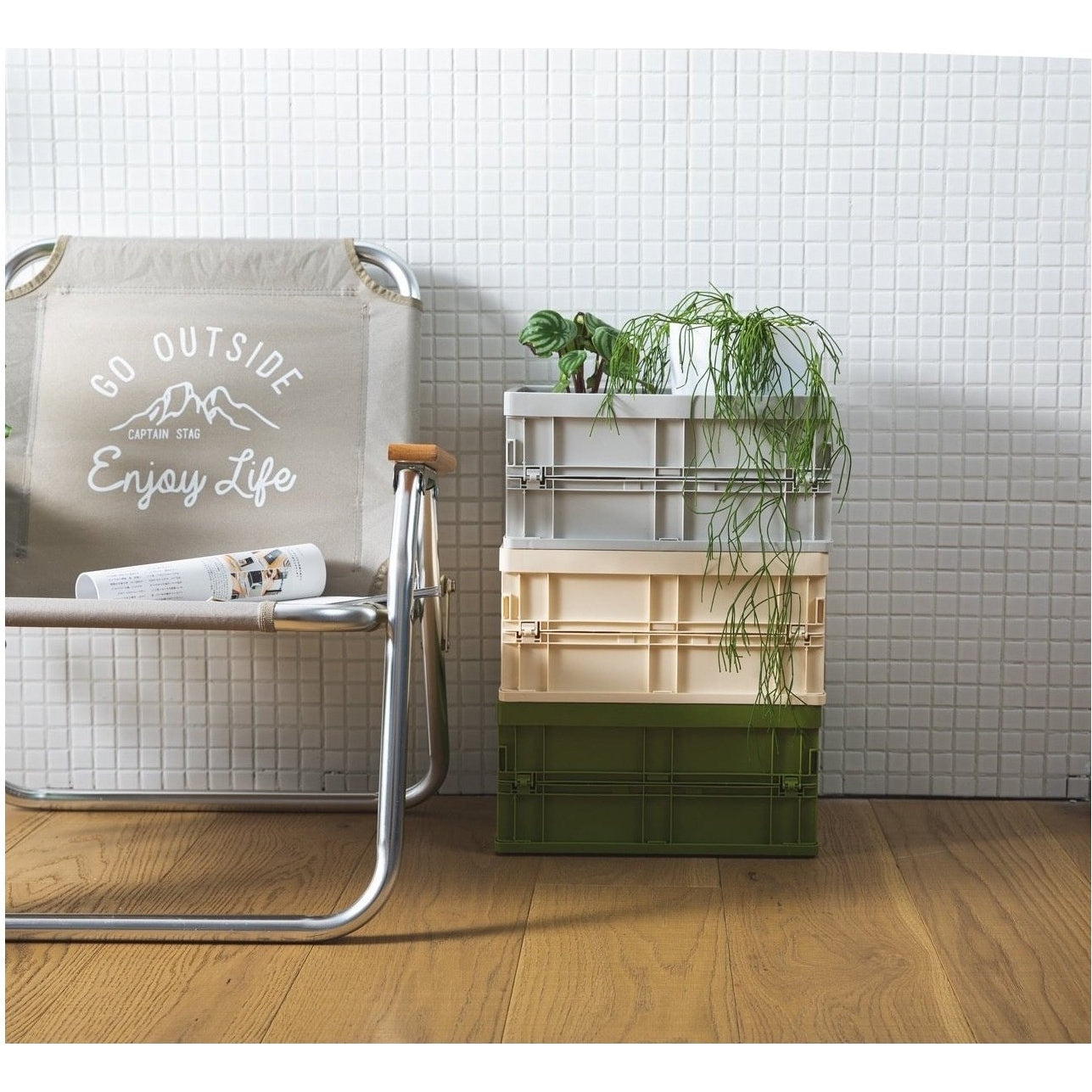 Shimoyama ADV Foldable Storage Crate 12L