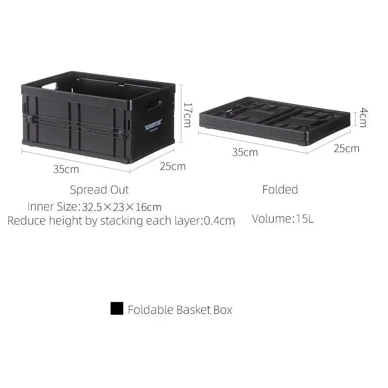 Shimoyama ADV Foldable Storage Crate 12L