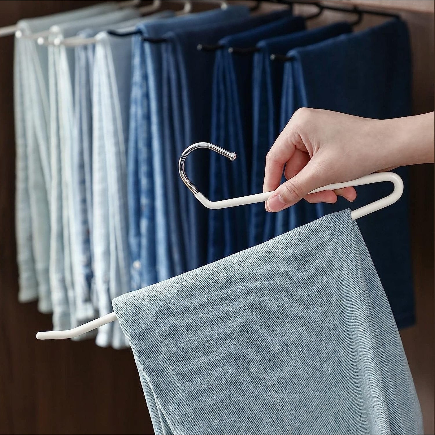 Shimoyama Anti-Slip Trouser Hangers 5pcs