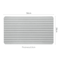 Shimoyama Diatomite Wave Bath Mat