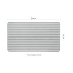 Shimoyama Diatomite Wave Bath Mat