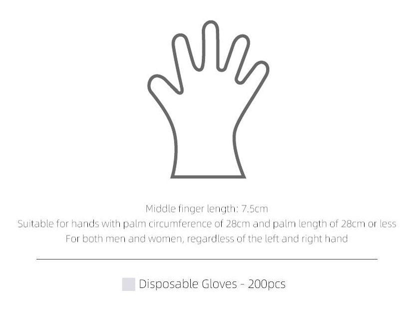 Shimoyama Disposable Gloves 200Pcs