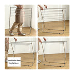 Shimoyama Stainless Steel Clothes Drying Rack - L