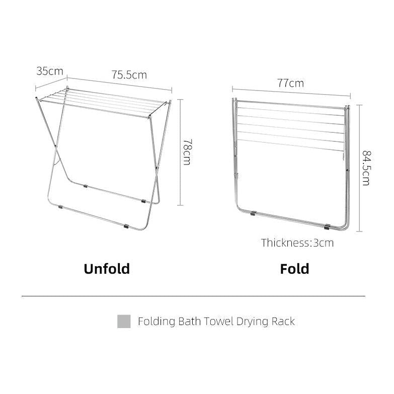 Shimoyama Stainless Steel Clothes Drying Rack