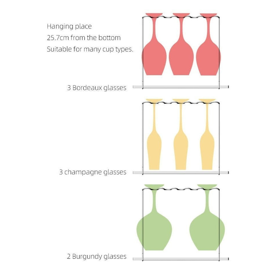 Shimoyama Stainless Steel Diatomite Wine Glass Drainage Rack
