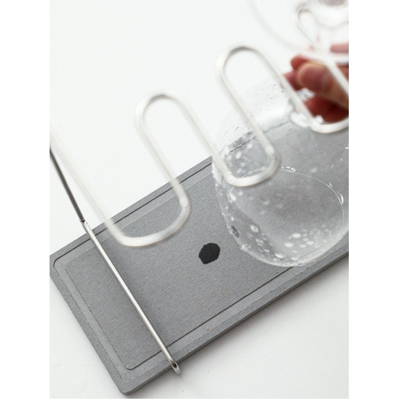 Shimoyama Stainless Steel Diatomite Wine Glass Drainage Rack