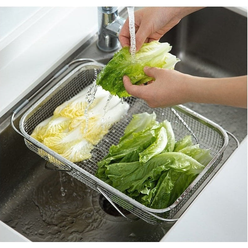 Shimoyama Stainless Steel Extendable Strainer Basket