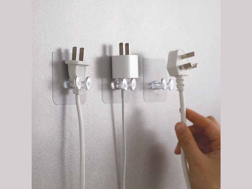 Shimoyama Adhesive Cable Plug Holder Hook Sticker