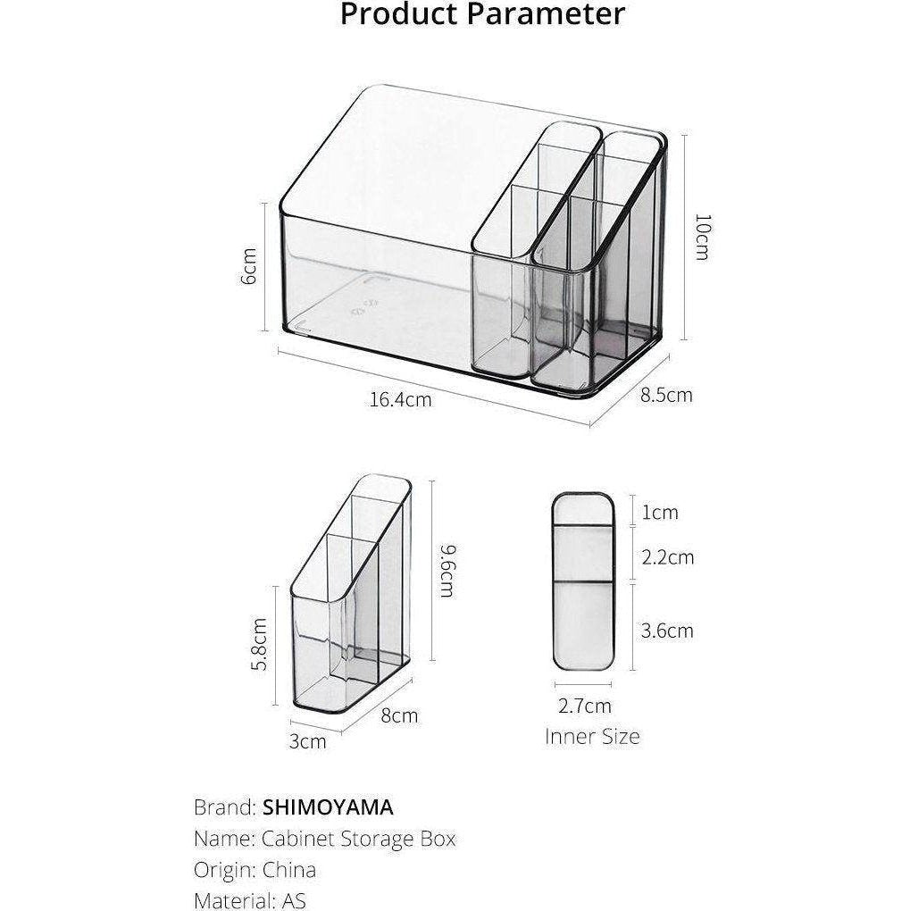 Shimoyama Cabinet Cosmetic Storage Box 3pc Set