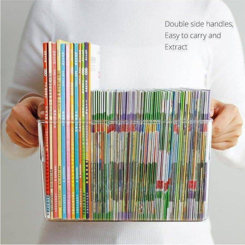 Shimoyama Clear Storage Box With Handles 23X25.6X15.3Cm